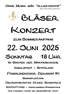 Bläserkonzert 2025