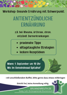 Ernaehrungsvortrag 10.08.2026 19:00 Gemeindesaal Spitalhof