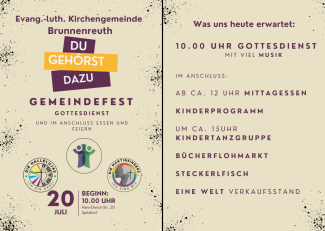 Gemeindefest 20.07.2025