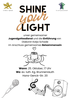 Jugendgottesdienst am 25.10.2026 um 17:00 Martinskirche Spitalhof