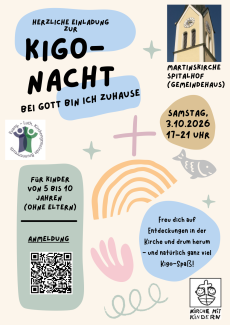 Kigo-Nacht 3. Oktober 2026 17-21 Uhr
