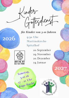 Kindergottesdienste 2026-2027