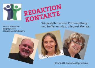 Redaktionsteam Kontakte 2026 - Klaus Kuhn - Brigitte Krach - Claudia Maria Schwalm